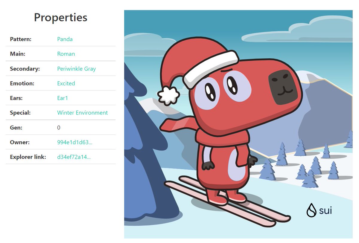 🎁 I just unboxed my Sui Holiday Capy! ❄️
Can you teach my pet dog how to ski? He is looking forward to it.
#CapyHolidays <a href="/SuiNetwork/">Sui</a>