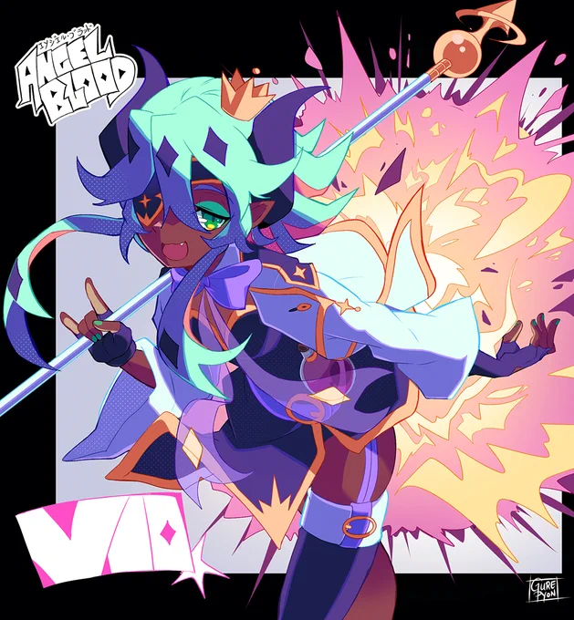 [oc] some Vio appreciation!!  she's a funky scientist!!! 