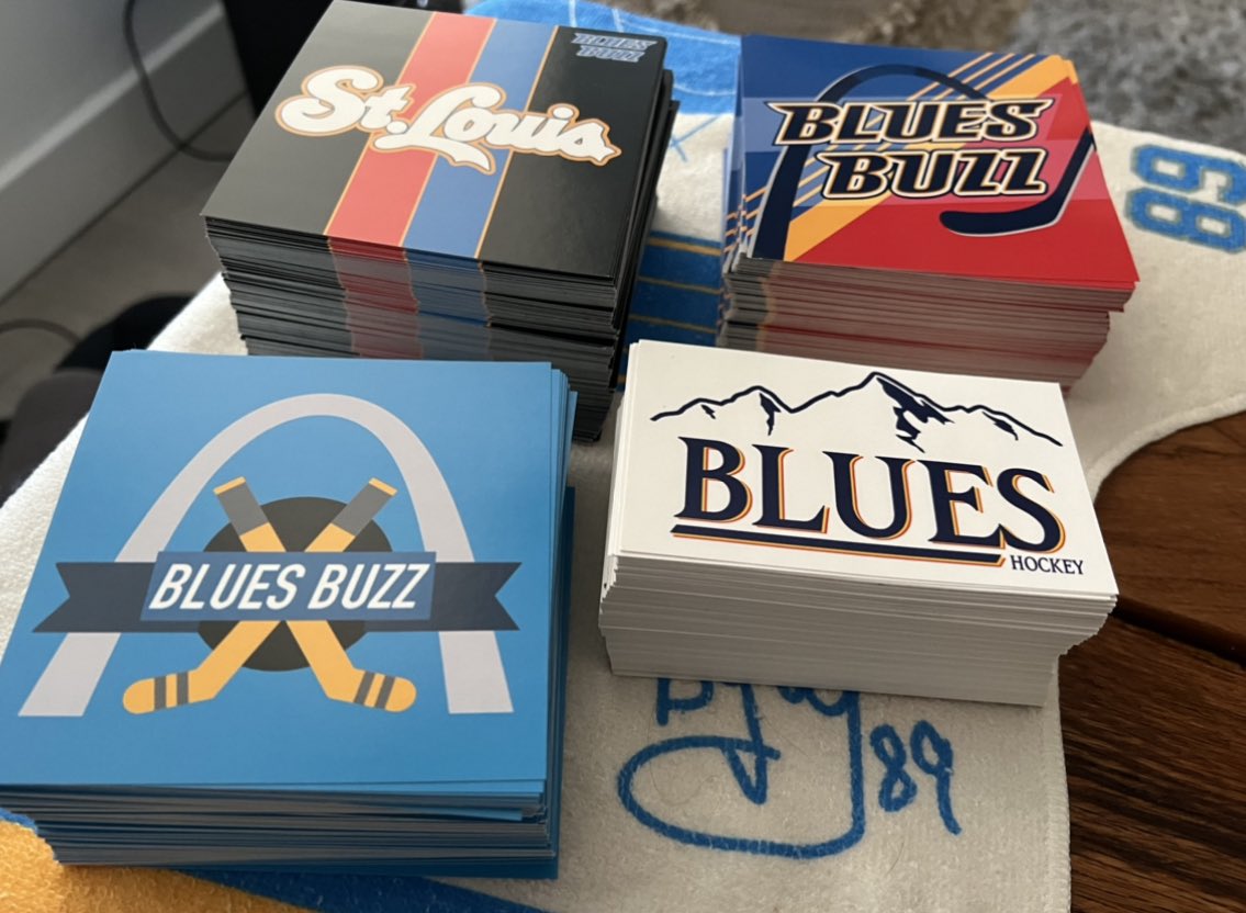 bluesbuzzblog's tweet photo. STICKER PACK GIVEAWAY

Just like this tweet to enter 👍 

I want to send out a few sticker packs since it’s been a while. They’re back in our store, too. 

St. Louis hoodie restock tomorrow? https://t.co/wEWvIpOt35