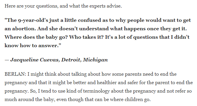 Or you can just be honest with your kids and tell them the truth: "The baby goes in the trash can."

npr.org/2022/07/23/111…