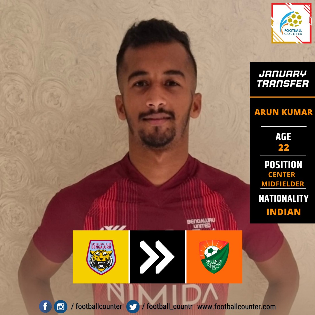 Welcome the newest members of the #DeccanWarriors: Stanislas Akira from the Congo and Arun Kumar, who return to the team after a loan spell with @sportingclubbengaluru.

#TransferNews #HeroISL