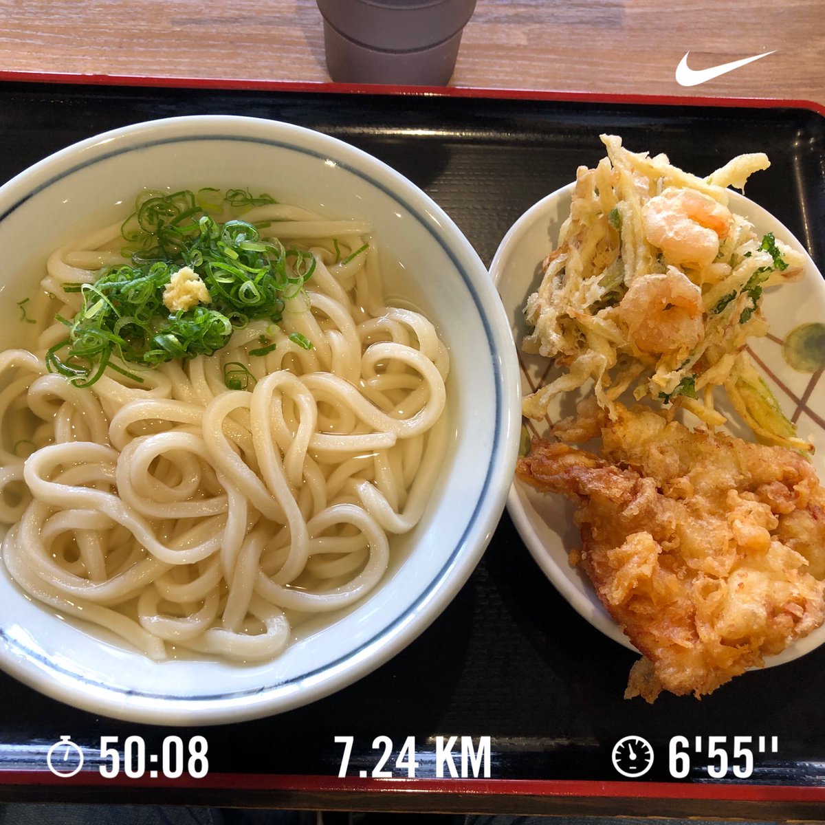 la001449's tweet photo. 休日RUN
走ったら、食べる🤩
#はしりますたぐらむ #ランニング #ジョギング #ストレス発散 #お散歩ラン #休日 #飛沫防止 #running #jogging #ナイキ #NIKE #zoom #pegasus37 #コロナに負けるな #はしりましたぐらむ #うどん https://t.co/eQpsiAp4CG