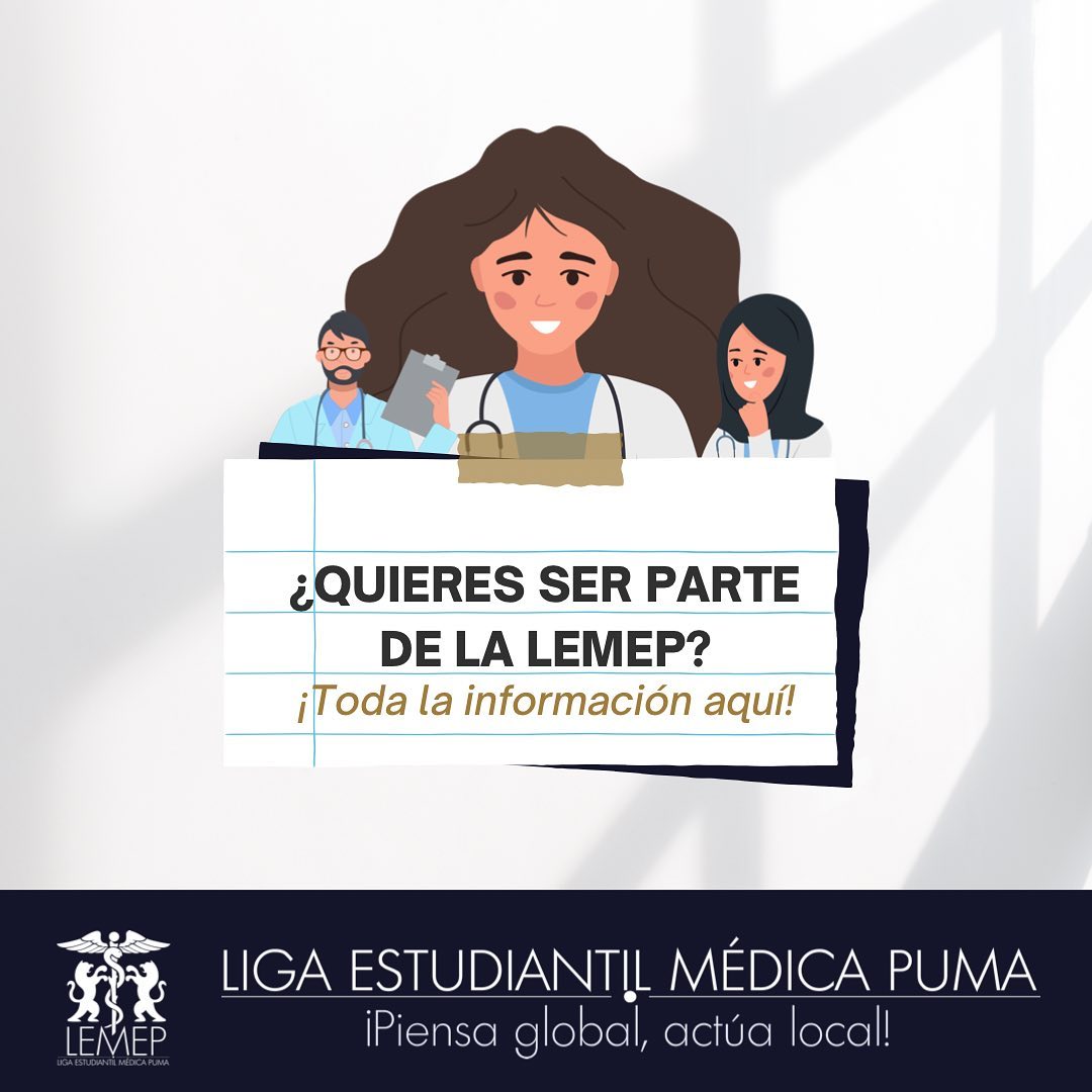 lemep_ifmsa's tweet photo. ¿Estudias alguna licenciatura en la Facultad de Medicina de la UNAM? ¿Te gustaría integrarte a LEMEP? 🤩 ❤️
https://t.co/wXcFoVP2Bc 
Te dejamos aquí toda la información. 👆🏾 https://t.co/Oi84uipELC
