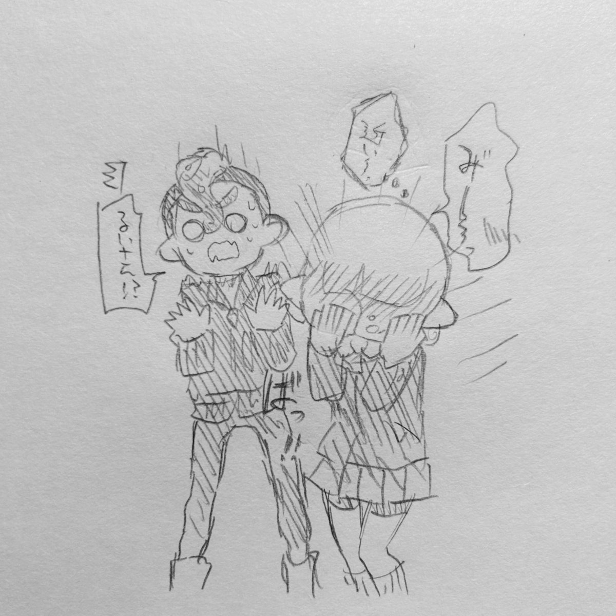 うちのタコイカップル。まだくっついてないけど。ハチくん君は悪くないぞ。 