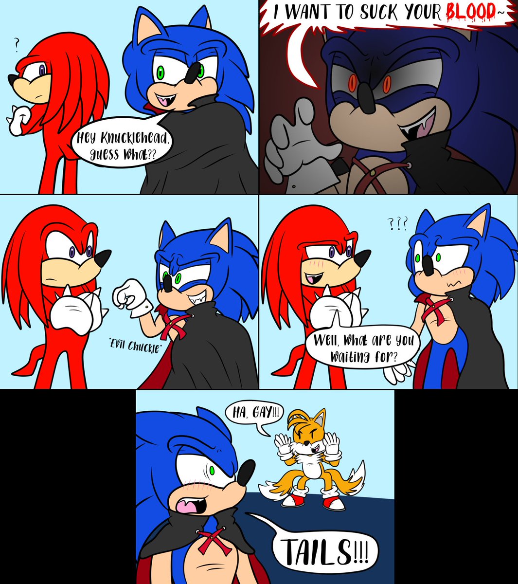 Imperial_Red01's tweet photo. made a comic

thank @BrittanySan44 for this idea lol

#sonknux #SonicTheHedeghog #ComicArt #shipping https://t.co/MjTyRdzBz9