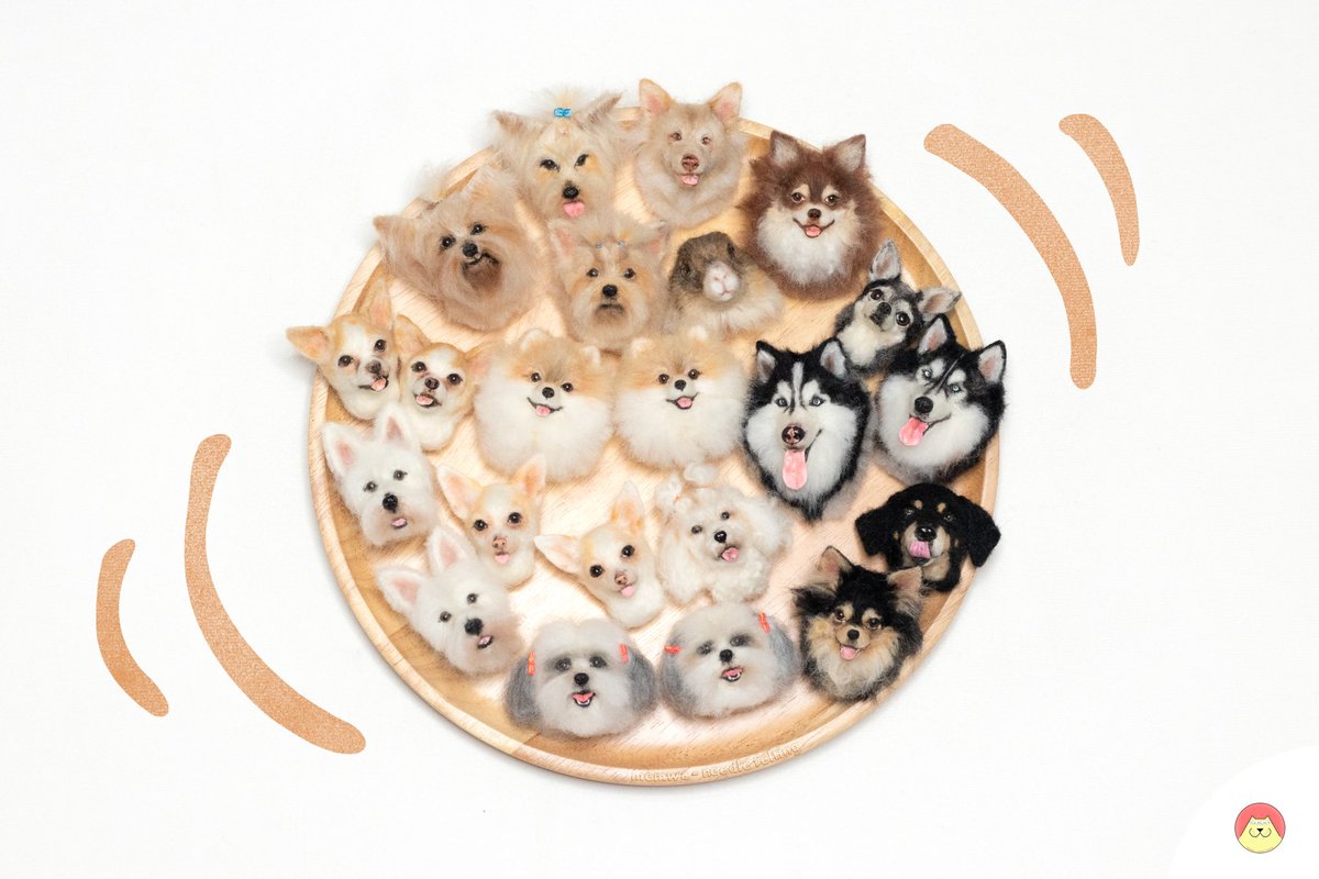 memwa_handmade's tweet image. เดอะแกงค์ลูกแงวลูกหมาพร้อมกลับบ้านแน้ววว🥰🥰

.
#Memwa #เราใส่ใจทุกขั้นตอน
#minicat #minidog #handmade #needlefelting #needlework #needlefelted #needlefelt #woolart #woolfelted #woolfelting #cat #catart #catface #dog #dogart #dogface #art #ใยขนแกะ #羊毛フェルト作品 #羊毛フェルト