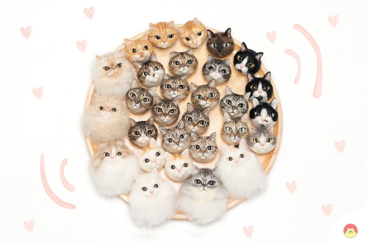 memwa_handmade's tweet image. เดอะแกงค์ลูกแงวลูกหมาพร้อมกลับบ้านแน้ววว🥰🥰

.
#Memwa #เราใส่ใจทุกขั้นตอน
#minicat #minidog #handmade #needlefelting #needlework #needlefelted #needlefelt #woolart #woolfelted #woolfelting #cat #catart #catface #dog #dogart #dogface #art #ใยขนแกะ #羊毛フェルト作品 #羊毛フェルト