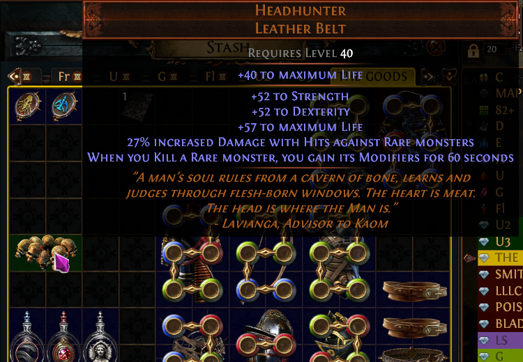 TurtsTV's tweet photo. first time getting a headhunter in ssf, im a pro gamer now https://t.co/3VSIiqWkpV