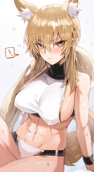 耀騎士の腹筋…#アークナイツ 