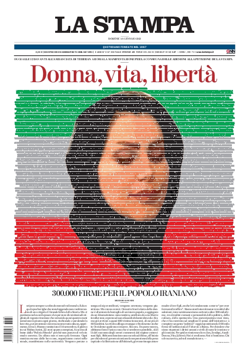 Buongiorno! Ecco la prima pagina di oggi, 08/01/2023. Gli aggiornamenti su lastampa.it dlvr.it/SgXzC5
