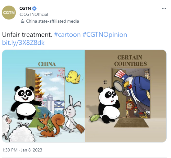 tomgrundy's tweet photo. China requires PCR tests 👏for 👏all 👏arrivals. Hong Kong requires masks 24/7 outdoors &amp; infected could face gov't mandated quarantine... Until just weeks ago, free travel was almost impossible entirely. https://t.co/0ufwcVYJ9d