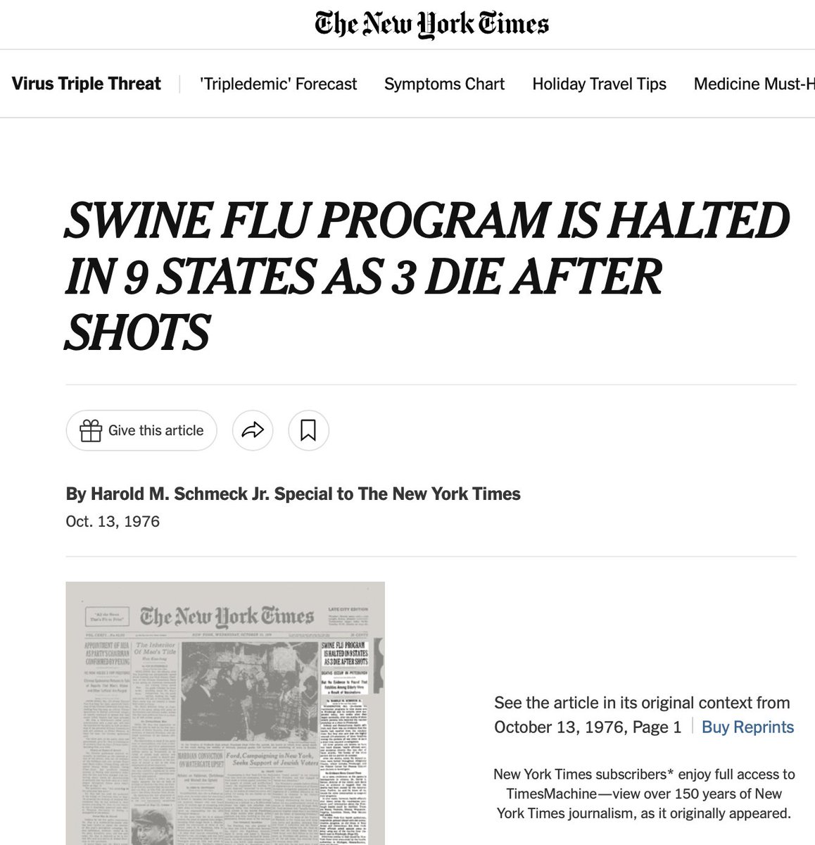 Spiro_Ghost's tweet photo. Back In The Day They Stopped Giving People The Shot...
After 3 People Died... THREE! What Has Changed? https://t.co/cRUfOJkV0w