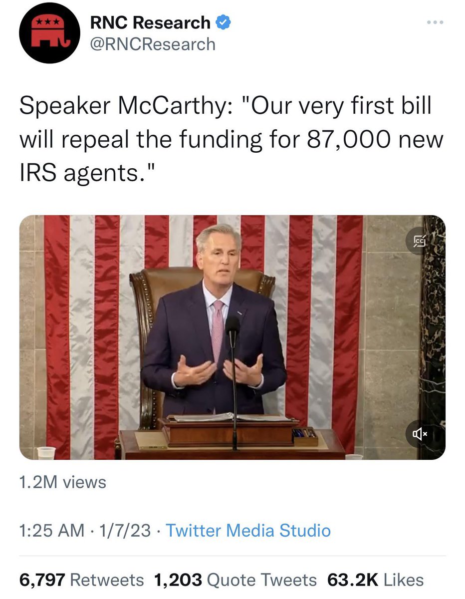 After the short circus of 15 speaker votes, back to business as usual. Getting rid of 87,000 jobs to protect a few very rich tax avoiders also known as GOP donors and owners. #HouseofRepresentatives #USHouseofRepresentatives #SpeakerMcCarthy #GOPClownShow #gop #GOPinDisarray