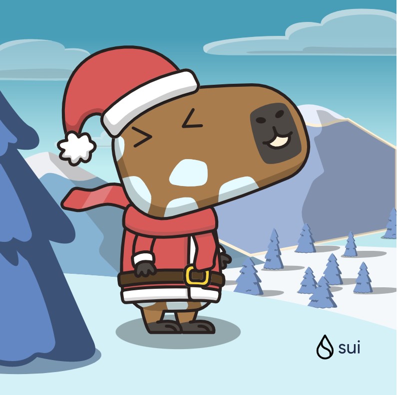 pazhampothi's tweet photo. Ho-ho-ho! I'm Happy Capy Santa! Who behaved well all year? I'm going to give you all Capy Holiday Gift Boxes as presents. 🎀🎁🎊🎄https://t.co/aQJfmK7og6 #CapyHolidays https://t.co/0LQq7BTWJX