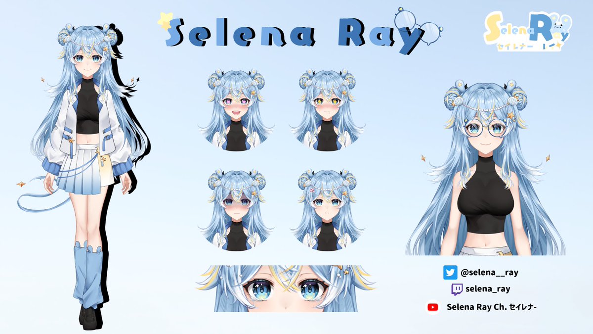 Selena Ray 🌟| VArtist| Debut xx/04 on Twitter: "🌟 Character Sheet 🌟