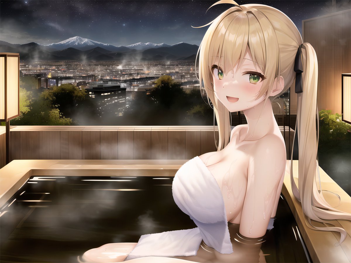 13th_satis's tweet photo. I'ts great views.
#bathtimeAIchallenge by .@hamzaa_ai
#AIart https://t.co/yv9jKvJH2k