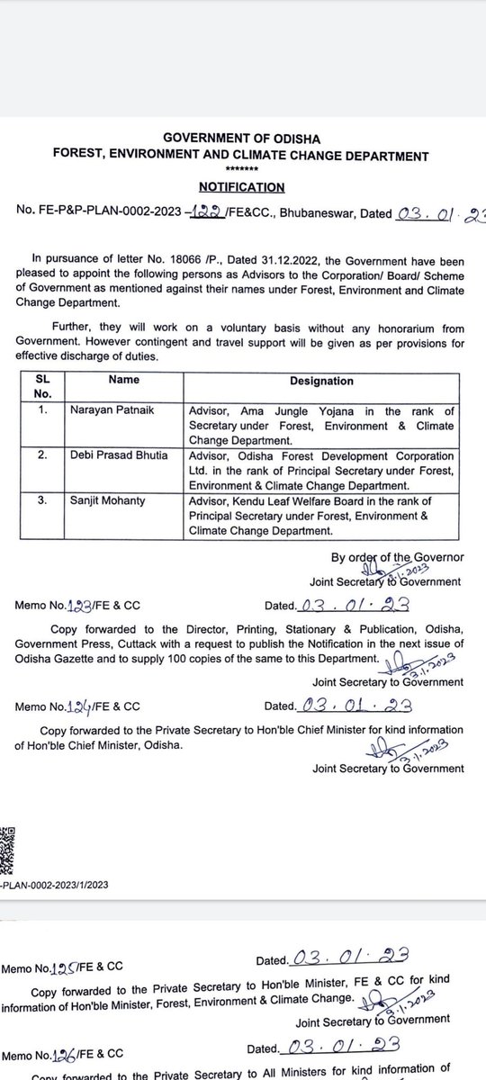 1997SUMIT's tweet photo. Sanjit mohanty appointed as Advisor, Kenduleaf Development board, Govt. Of Odisha https://t.co/HkmDLOESJp