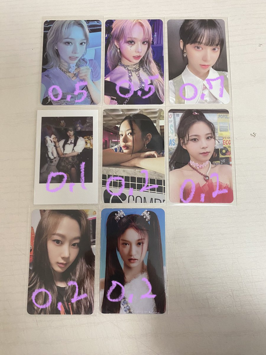 neulgulee's tweet photo. 여돌 포카 팔아요 #아이브 #이서 #원영 #에스파 #윈터 #지젤 #닝닝 #카리나 #규진 #엔믹스 #설윤 #포카 #양도 #포토카드 #뉴진스 #민지 #하니 https://t.co/N4MO6HzDy9