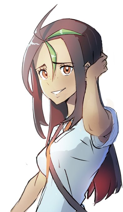 Nemona with her hair down 