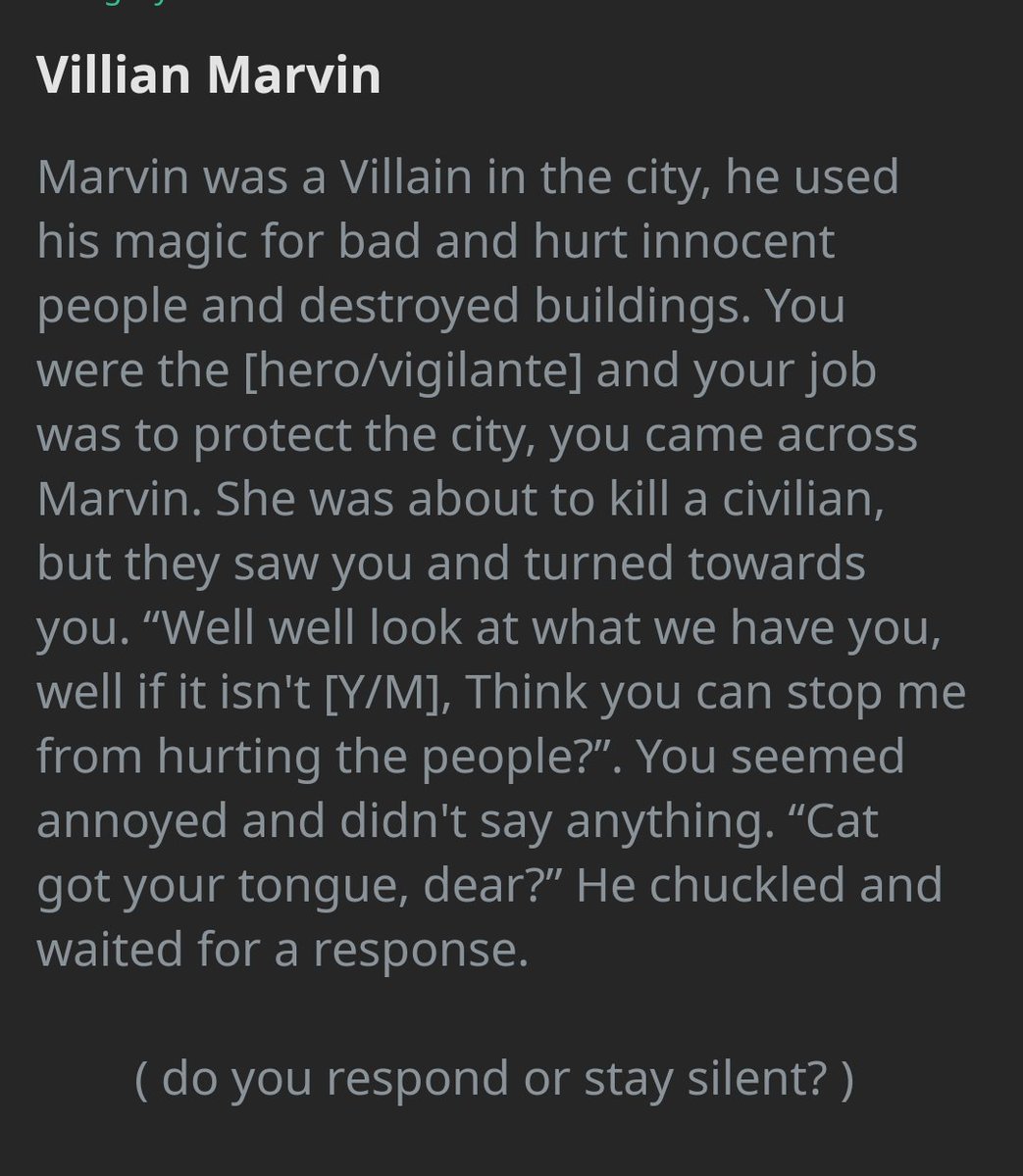 { Open Roleplay, feel free to interact }