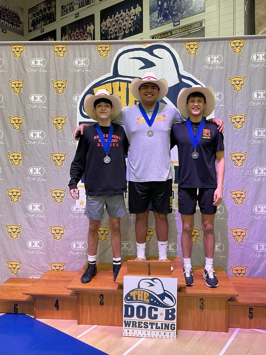 PalmWrestling's tweet image. One heck of a weekend at The Doc B! One of the toughest tournaments in the country! We took 2nd place as a team (out of 102 teams), had 3 CHAMPIONS, 3 placers, and the Tournaments Most Oustanding Wrestler! #Aztecpride 🔥