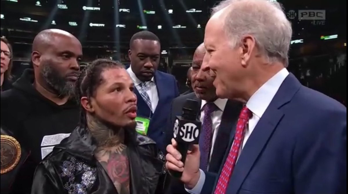 NadimElHaddad1's tweet photo. Wow he’s back at it again! 

Tank: “I was schooling him”

Jim Gray: “Let’s stay away from the word “school”, this is an awful time in our nation, I know you’re just meaning this in terms of boxing.”

#FireJimGray https://t.co/GnCAwycnlL