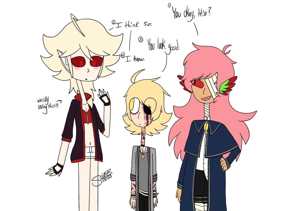 PFX siblings outfit swap

- - - - - - 

#yohioloid #olivervocaloid #rubyvocaloid #vocaloid