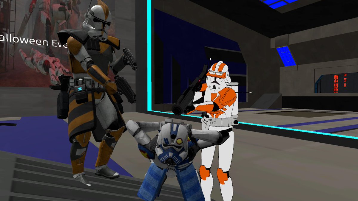 GalacticVrc's tweet photo. GR hit different.

Link to our server: https://t.co/PPVdzfLjHM #clonewars #starwars #GROVRC #vr #VRChat #clonewarsmeme https://t.co/HUc06Yzbzu