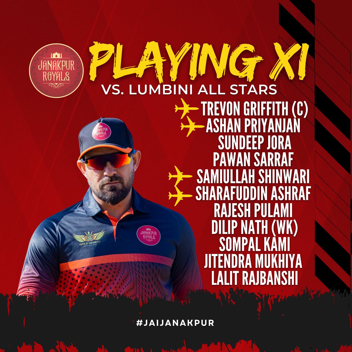 🔴⚫️Janakpur Royals won the toss and elected to field.
Live on: Action Sports 
Streaming: Ssixer App
Ticketing partner: Prabhupay

#JanakpurRoyals #JaiJanakpur #NepalT20 #nepalt20league