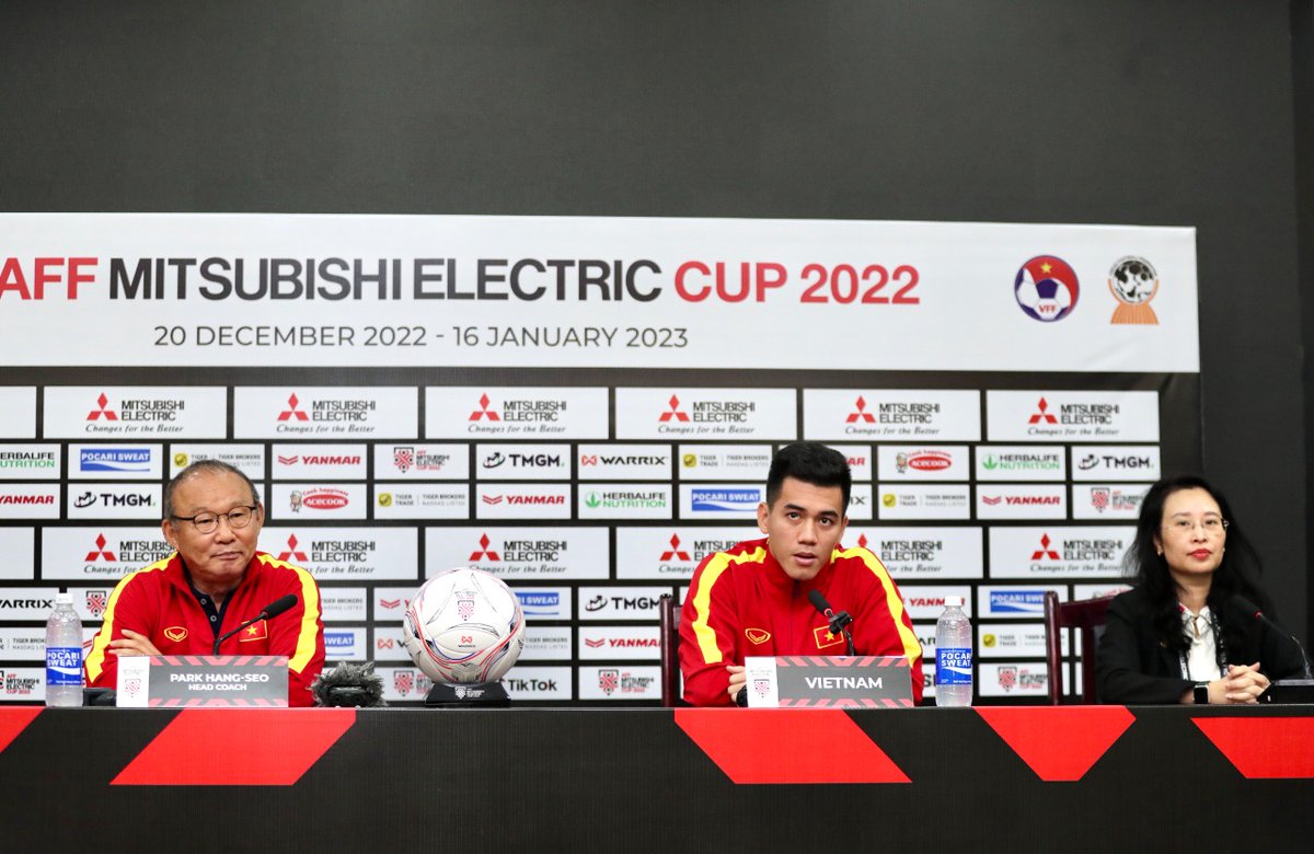 AFFPresse's tweet image. AFF Mitsubishi Electric Cup 2022

&quot;If we lose tomorrow, it will be my last match. If I win, I have two finals left.  So tomorrow&apos;s match is very important.  We will prepare the best for the game.&quot; - Vietnam head coach Park Hang-seo

#AFF
#AFFMitsubishiElectricCup2022
#AMEC2022