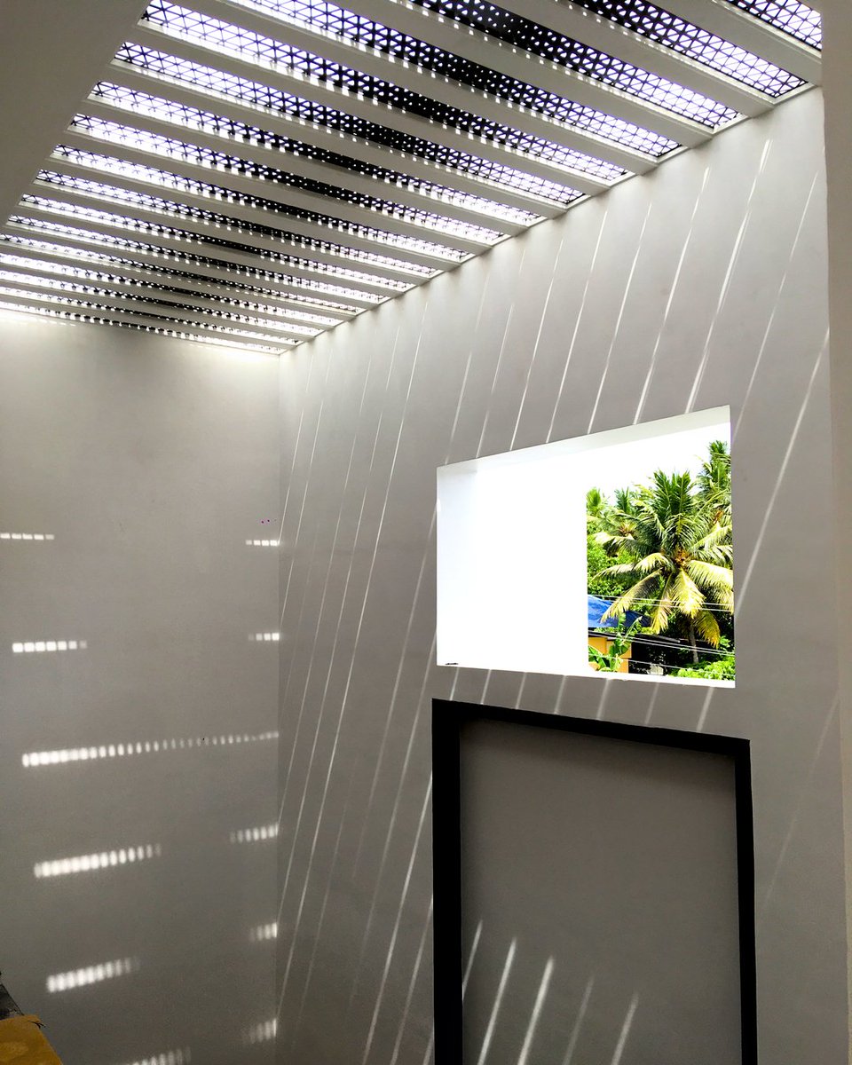 hybridrhythm's tweet photo. As the sun rotates around the earth, the poetic interaction of light and shadow creates patterns that never repeat themselves, enhancing the interior experience.#experience #interior #parametricdesign #computationalthinking #digitalfabrication #applications #hybridrhythm #Indian https://t.co/qER7CZa4qR