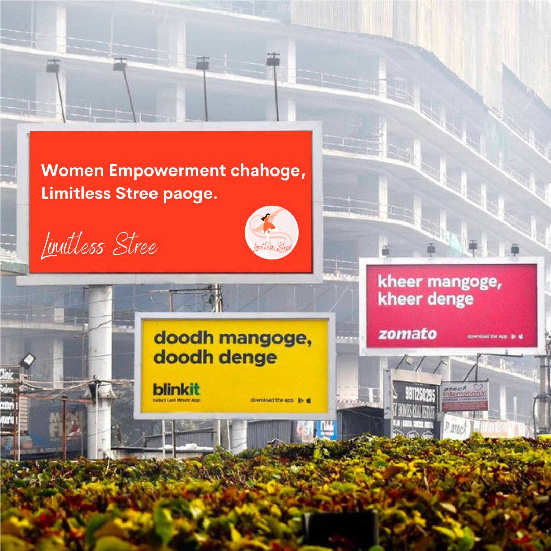 Limitless_Stree's tweet photo. Catching up with the trend!

#Zomato #Blinkit #Memes #LimitlessStree #womenempowerment https://t.co/aRmwhmQTbi