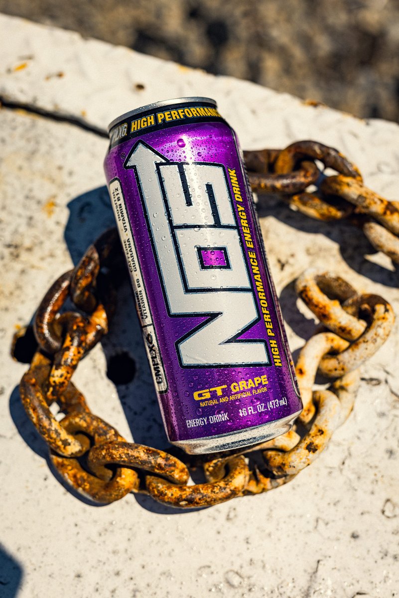 NosEnergyDrink's tweet photo. Horsepower to break through the chains. 💪
#NOSEnergy // #GetAfterIt // #GTGrape https://t.co/5Tf5nPoevG
