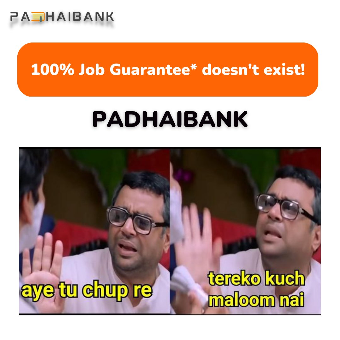 Do you also want a good Job placement? Padhaibank is here to provide you the best learning courses. DM to know more! 

#jobplacements #jobopportunities #digitalmarketingtips #onlinecourses #careergrowthgoals