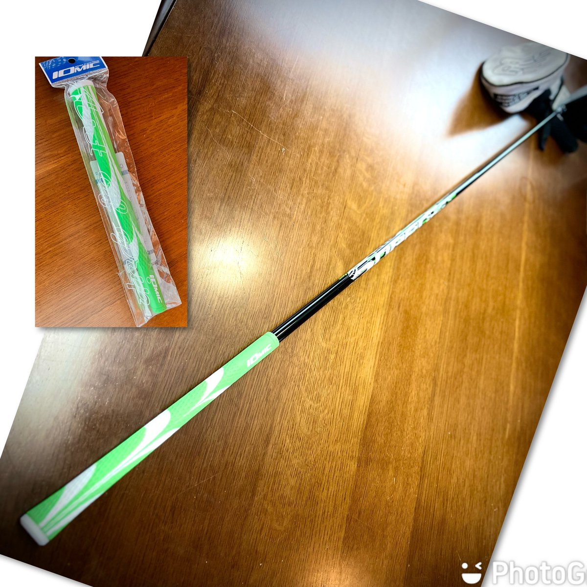 ranger155vs60's tweet image. ドライバーのグリップを
30年ぶりぐらいに自分で交換
多分真っ直ぐと思う。。。？

#iomic 
#イオミック