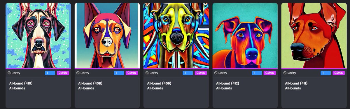 Look at these beauts from <a href="/AiHounds/">Mutant Hounds AI</a>