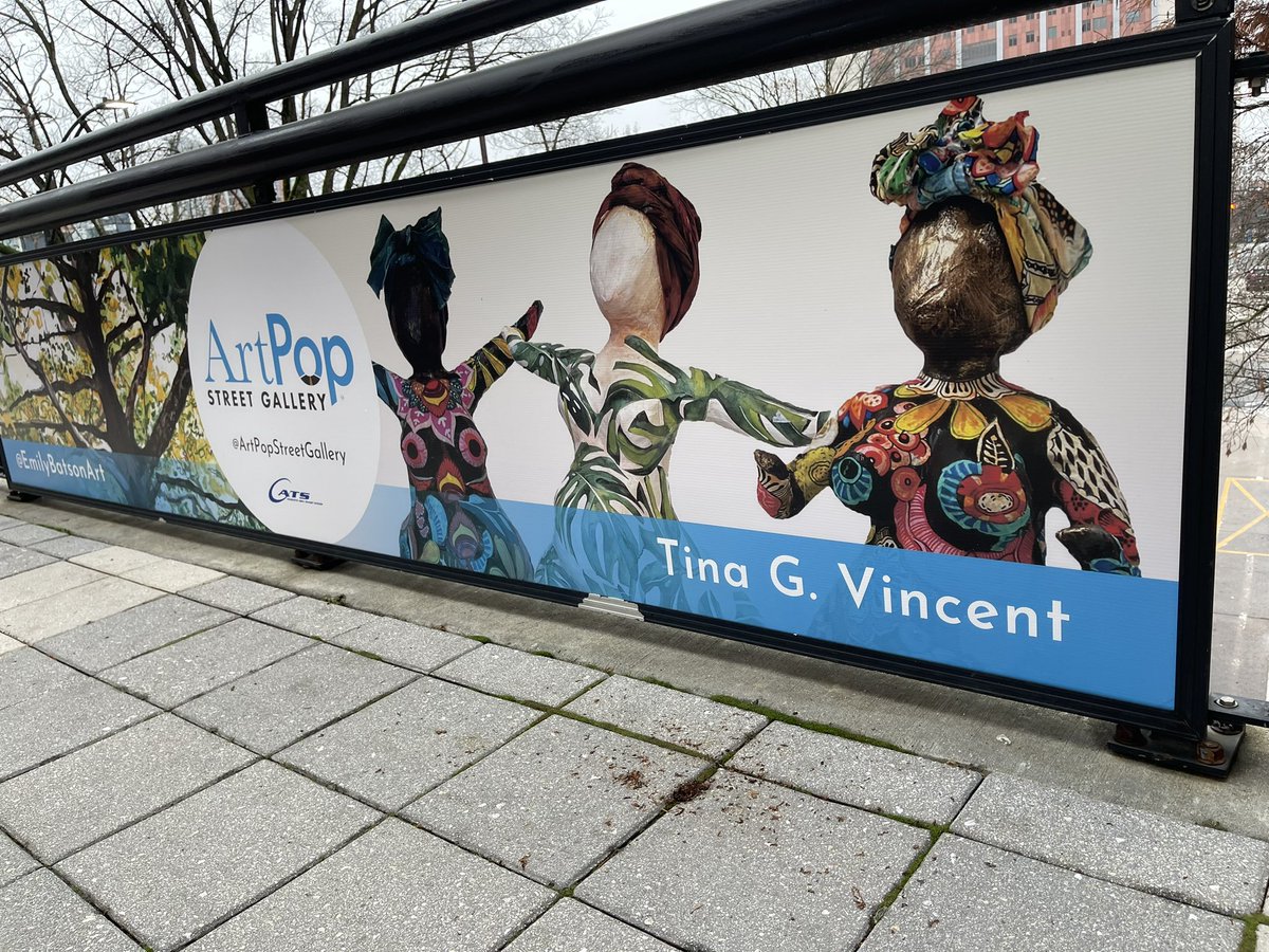 So excited about my work on display all over Charlotte. 2023 is looking good 😊 @ArtPopStGallery @RideCats @awdiencemedia