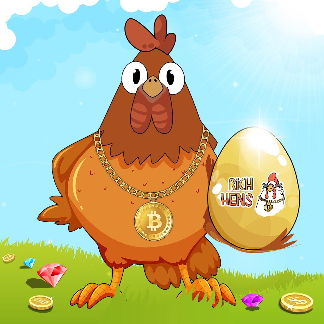 ✅Only you decide how much to earn on Rich Hens! 📈You can start breeding chicks and not only wait for good luck in laid eggs! To do this, you need to have one hen & rooster. All of these items can be purchased on the in-app marketplace. ▶️ richhens.com