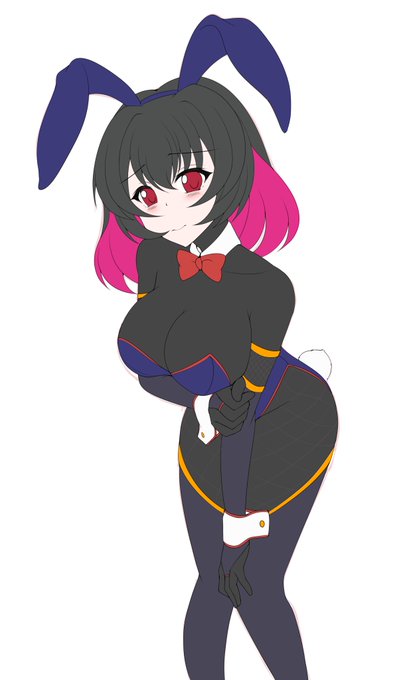 ぴっちりバニー楓花ちゃんの下描き 