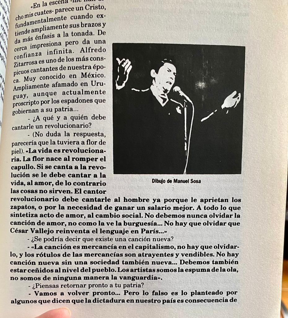 SerranoIsmael's tweet photo. Mi padre me pasa una maravillosa entrevista al gran Alfredo Zitarrosa. https://t.co/643jhOONcM