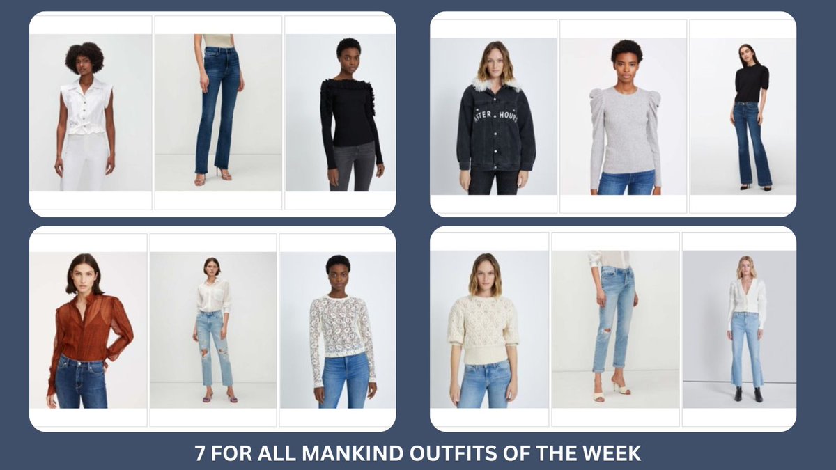 Looking for cute outfit ideas from amazing brands? We hope you enjoy these 7 For All Mankind outfit ideas!!

*Note: Some links in this post are affiliate links. 

living4youboutique.com/7-for-all-mank…

#whattowear #outfitoftheday #outfitideas #CuteClothes #shoppingqueen