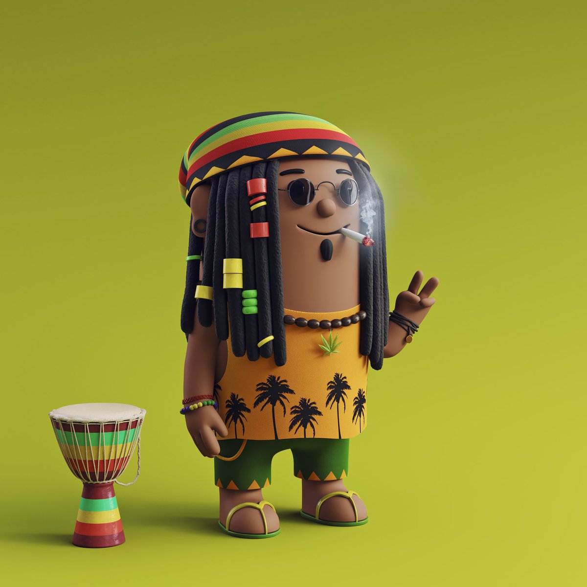 🔥New #NFT Drop🔥

FingerX #536 - Rastaman
bit.ly/3Iylh0M

Join Discord: discord.gg/ref4txHXcS

Collection: opensea.io/collection/fin…

#NFTs  #NFTdrop #cryptoart #cryptocollectibles #blockchainart #digitalart #FingerX  #NFTCollection #nftart <a href="/twitter/">Twitter</a> <a href="/opensea/">OpenSea</a>