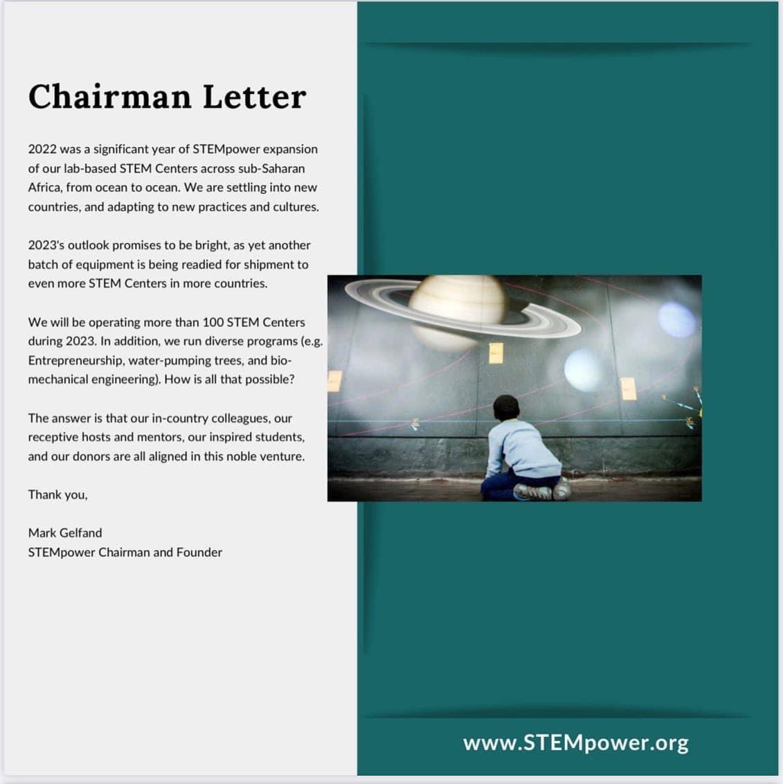 stempowerusa's tweet photo. STEMpower Highlights of 2022 

#Africa #Education #technology #Sustainability #impact #entrepreneurs #jack #innovation #educationforall #STEM #gender #stemeducation @jack #startsmall https://t.co/ThPYKTOPvD