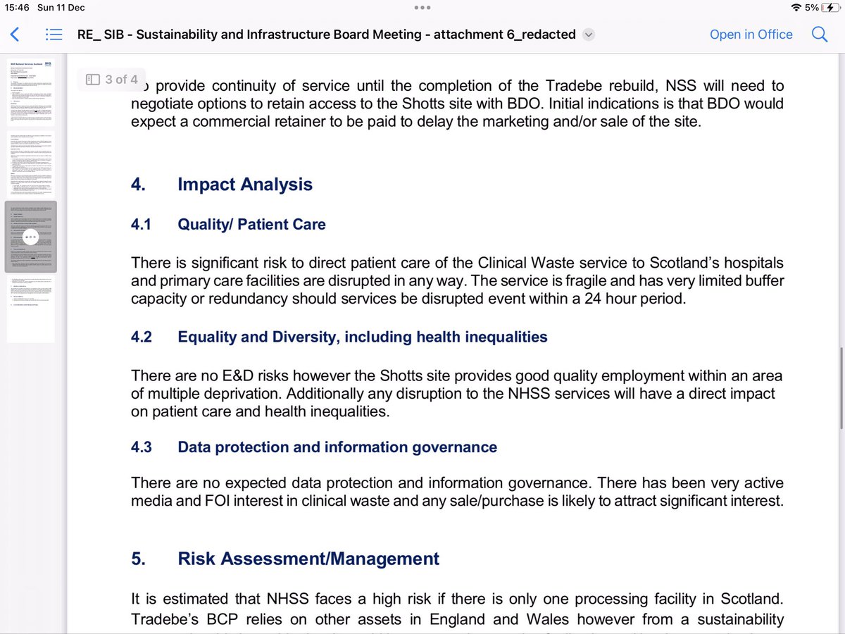 HealthcareEnv's tweet photo. Part 2 look at there 3 scenarios debated by these clueless wonders which is worse than it looks as they had to pay the Spanish company #tradebe an additional £400k per month to stay in #scotland and the #mitie pretend company in shotts £100k to meet minimum wage yes the #Clueless https://t.co/pihQAlcvtl