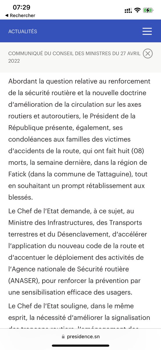 LansanaGagny's tweet photo. Conseil des ministres février 2017 
Conseil des ministres avril 2022
 Les effets d’annonces ne servent à rien si toute l’énergie pour traquer les jeunes de #PASTEF était déployée peut être qu’on aurait eu moins de dégâts sur les routes. #kebetu https://t.co/5AqSytyLAx