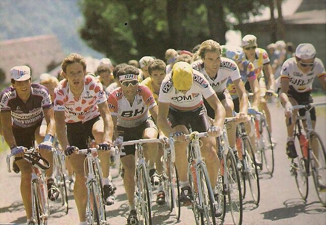 josean0728's tweet photo. Los Indurain, Rooks, @PinoVaro , Perico, Theunissen o Lucho Herrera en el #TDF88 @indurainfans https://t.co/jr6TzD9YsW