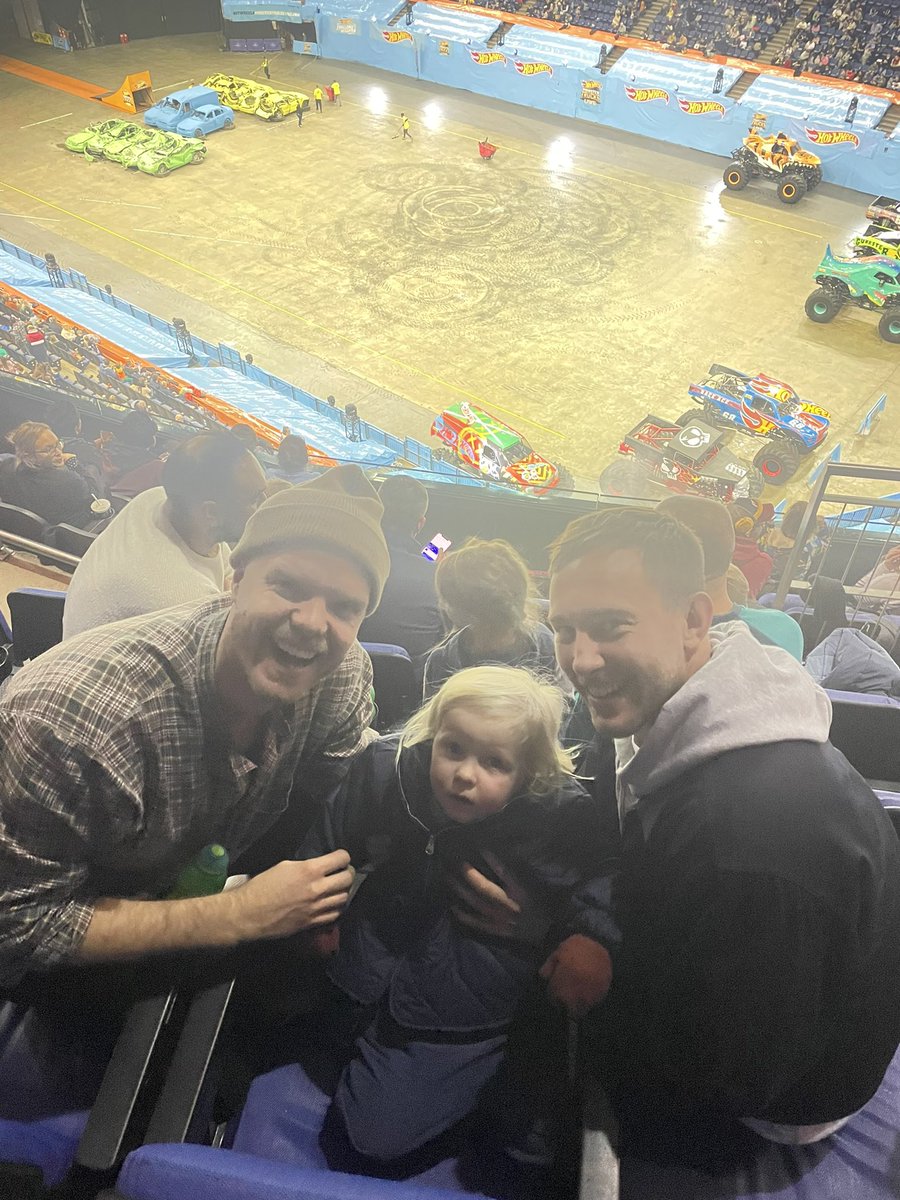 NoahDevereux's tweet photo. Big day out #hotwheelsmonstertruckslive https://t.co/NToVDBYFas