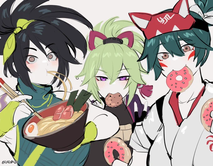 Green Ninja#Akali #KukiShinobu #Kiriko 