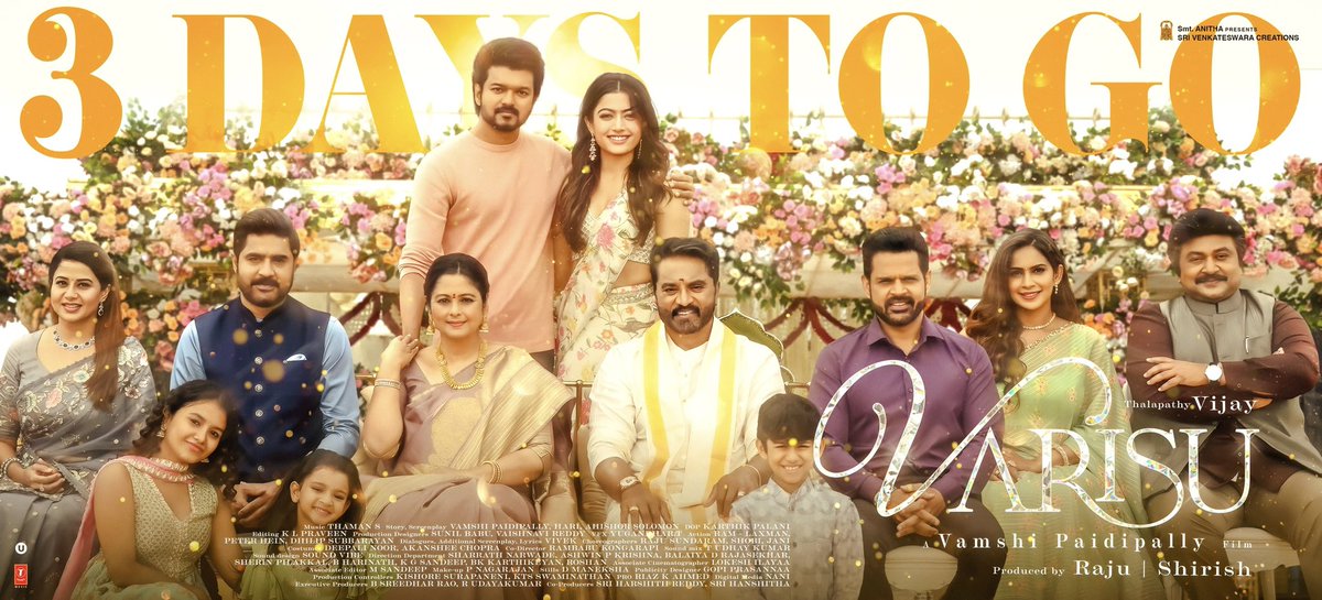 NandakishoS's tweet photo. #3DaysForVarisu 🥰 https://t.co/Po94yk7Qj0