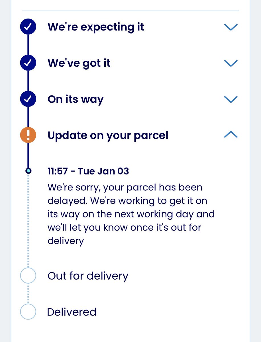 dcuthbert's tweet photo. I truly wish sellers would be open and transparent with regards to the couriers they use. I wouldn’t give them business if Evri was involved. They are physically incapable of delivering packages #evri https://t.co/iFuIwtsqXK